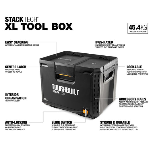 TOUGHBUILT-STACKTECH XL TOOL BOX