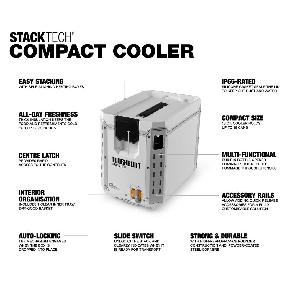 TOUGHBUILT-STACKTECH COMPACT COOLER