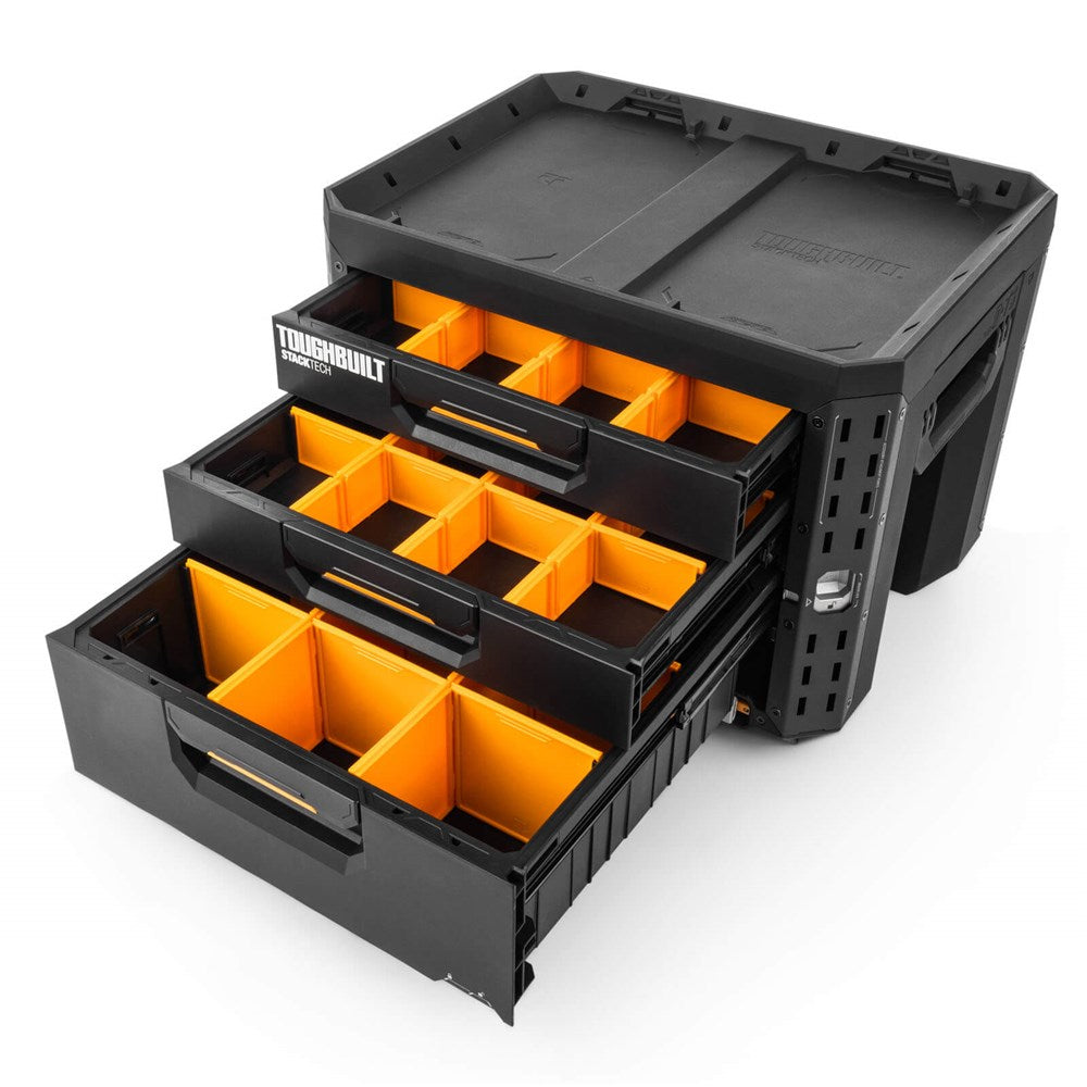 TOUGHBUILT- STACKTECH XL 3 DRAWER MULTIBOX