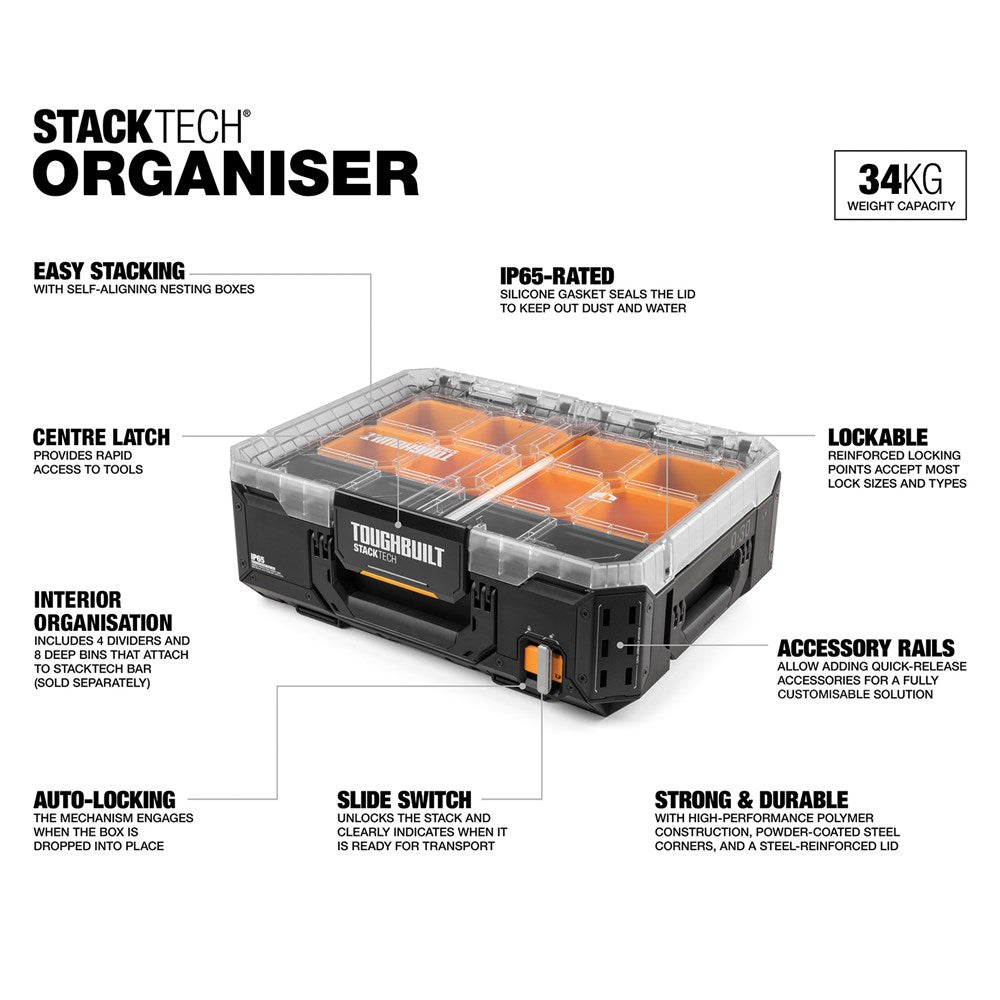 TOUGHBUILT-STACKTECH ORGANISER