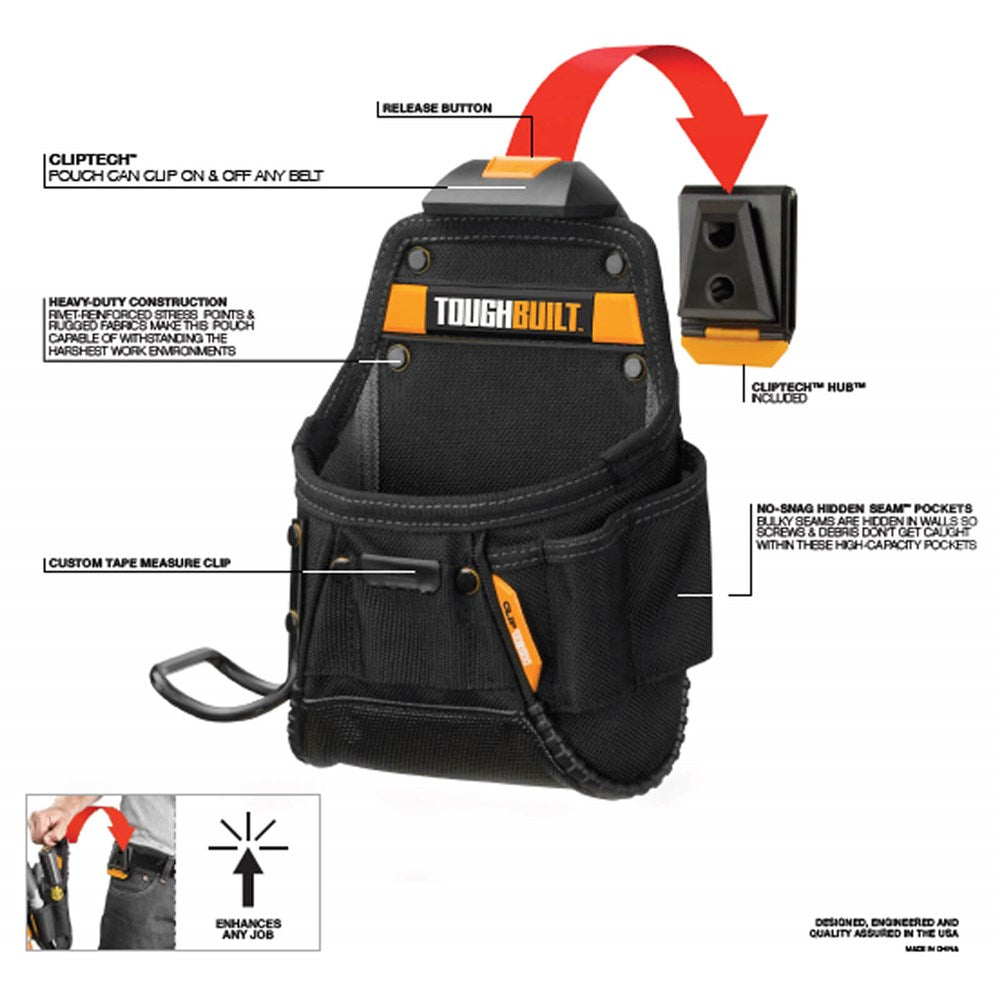 TOUGHBUILT-PROJECT POUCH/HAMMER LOOP