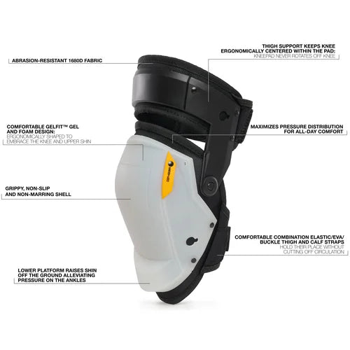 TOUGHBUILT- GELFIT-THIGH SUPPORT KNEE PADS