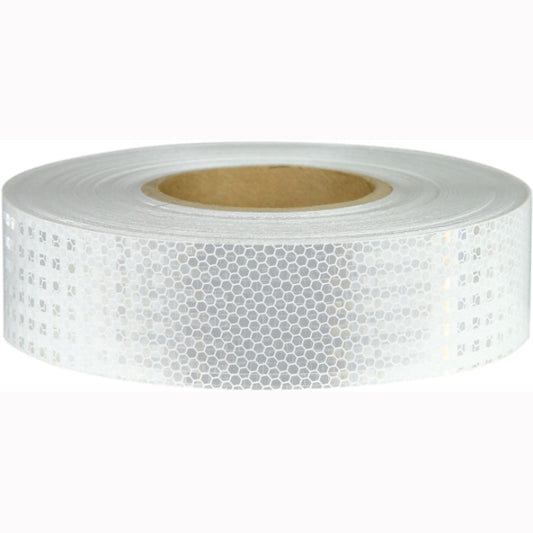 White Reflective Tape, Class 1, 50mm x 3mtr