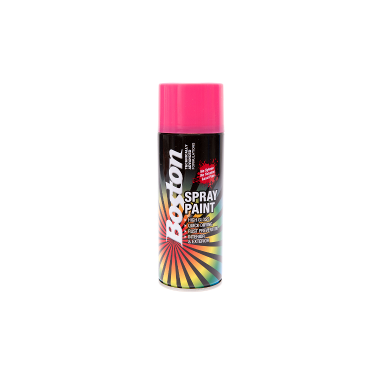 BOSTON SPRAY PAINT PINK 250GM