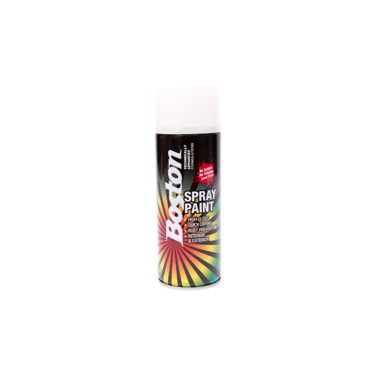 BOSTON SPRAY PAINT- GLOSS WHITE