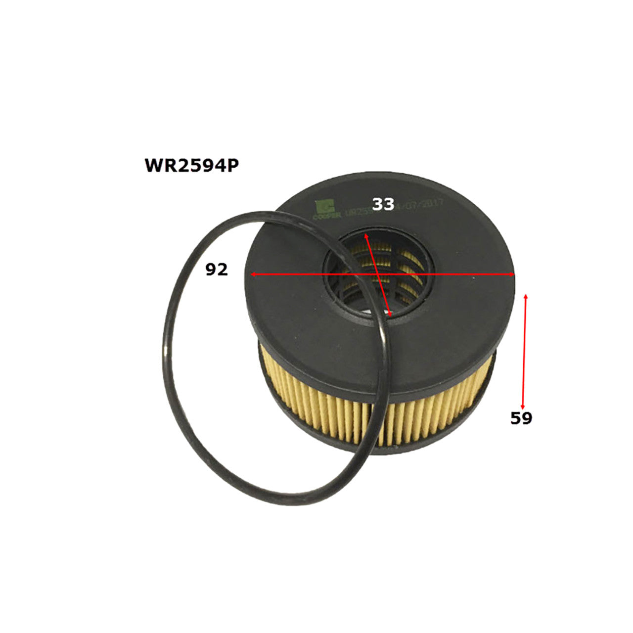 WESFIL OIL FILTER R2594P