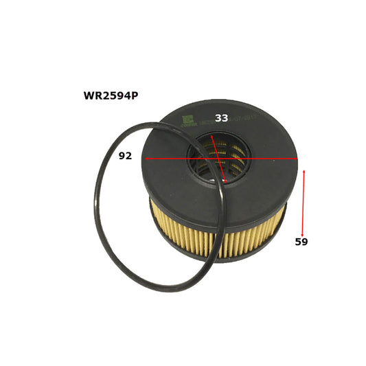 WESFIL OIL FILTER R2594P