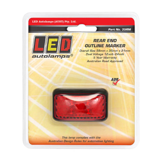 RED LED 10-30V REAR POSITION MARKER