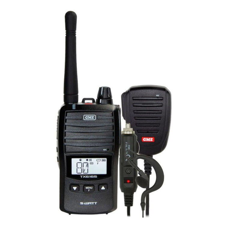 5/1 WATT UHF CB HANDHELD RADIO INCLUDING ACCESSORIES