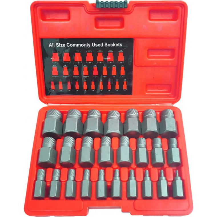 25PC MULTI-SPLINE SREW EXTRACTOR SET