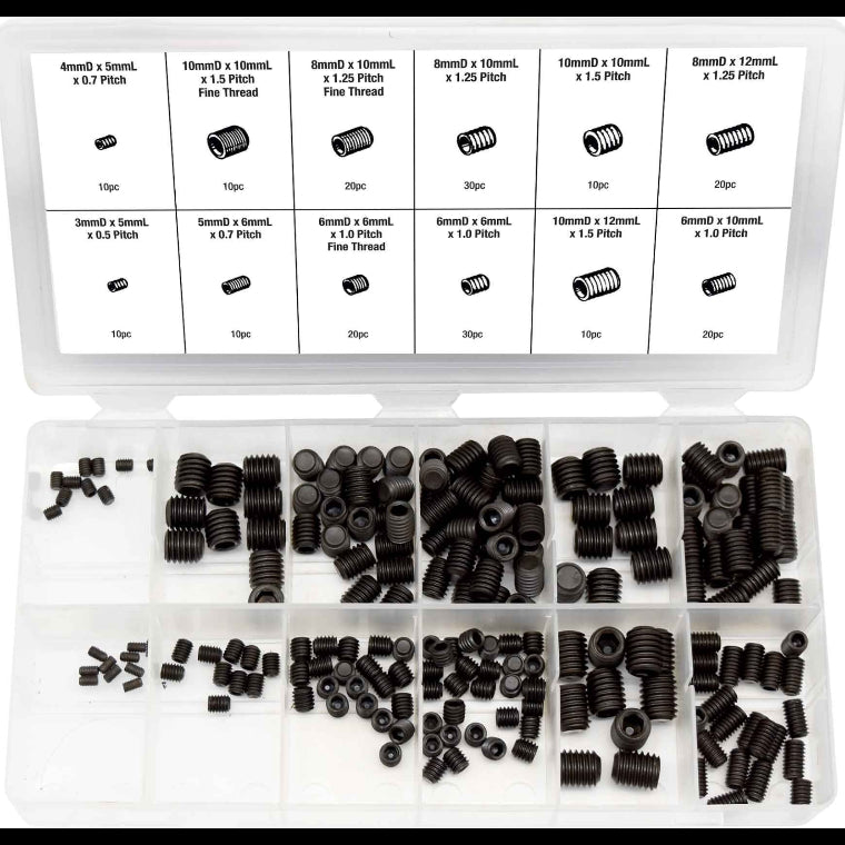 200pc set screws kit